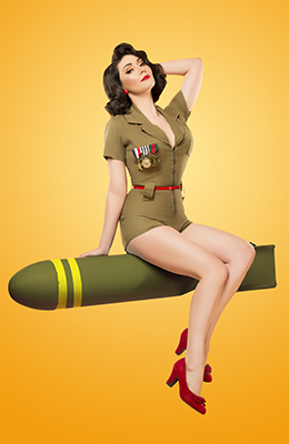 Lone Star Pin-up Themes - Military Girls