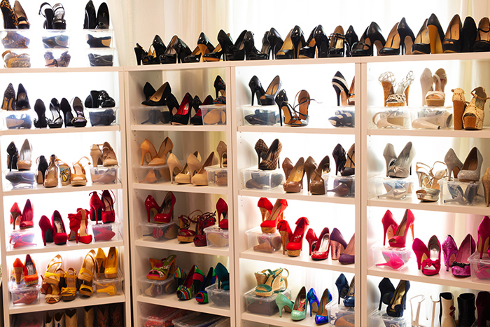 Tons of shoes to chose from!